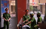 An ninh thắt chặt trong buổi sáng đầu tiên diễn ra kỳ thi THPT Quốc gia