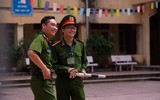 An ninh thắt chặt trong buổi sáng đầu tiên diễn ra kỳ thi THPT Quốc gia