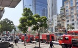 [Ảnh] Hiện trường vụ cháy chi nhánh ngân hàng trên đường Nguyễn Chí Thanh