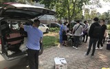 [Ảnh] 15 công dân hoàn thành cách ly tập trung tại bệnh viện CATP Hà Nội được trở về nhà