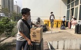 [Ảnh] 15 công dân hoàn thành cách ly tập trung tại bệnh viện CATP Hà Nội được trở về nhà