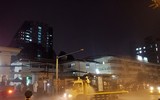 [Ảnh] Lực lượng Công an chốt chặn, kiểm soát chặt chẽ Bệnh viện Bạch Mai phòng dịch Covid-19
