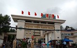 [Ảnh] Lực lượng Công an chốt chặn, kiểm soát chặt chẽ Bệnh viện Bạch Mai phòng dịch Covid-19