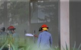 [Ảnh] Cận cảnh quá trình khám nghiệm vụ cháy làm 3 người chết ở Khu công nghiệp Phú Thị