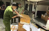 [Ảnh] Cận cảnh hơn 1 tấn nầm lợn không rõ nguồn gốc được tuồn về Hà Nội