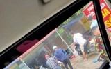 [Ảnh] Toàn cảnh vụ nổ súng cướp tại ngân hàng BIDV Ngọc Khánh