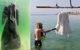 Sự thật về chiếc áo choàng ngâm ở biển chết 2 năm và bi kịch tình yêu