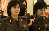 Giật mình với vẻ đẹp mỹ miều của nữ binh sĩ Triều Tiên