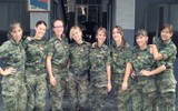Vẻ đẹp tự nhiên hiếm có của nữ binh sĩ Serbia