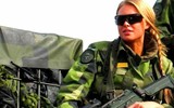  Vẻ đẹp sắc lạnh của nữ binh sĩ Thụy Điển khiến người xem mê đắm