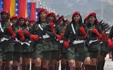 Bất ngờ trước vẻ đẹp nữ binh sĩ 'quốc gia hoa hậu' Venezuela