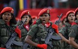 Bất ngờ trước vẻ đẹp nữ binh sĩ 'quốc gia hoa hậu' Venezuela