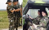 Vẻ đẹp quý phái của nữ binh sĩ Pháp