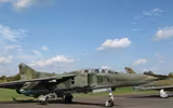 Cận cảnh tiêm kích cánh cụp cánh xòe MiG-23 của Ấn Độ vừa bị rơi cháy rụi