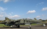 Cận cảnh tiêm kích cánh cụp cánh xòe MiG-23 của Ấn Độ vừa bị rơi cháy rụi
