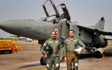 Cận cảnh tiêm kích cánh cụp cánh xòe MiG-23 của Ấn Độ vừa bị rơi cháy rụi