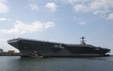 Ông Trump bàn giao siêu hàng không mẫu hạm 13 tỷ USD, Mỹ tiếp tục bá chủ đại dương