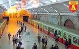 Ngạc nhiên với hệ thống tàu điện ngầm kiêm hầm trú ẩn hạt nhân của Triều Tiên
