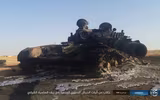 Đoàn xe tăng Syria vừa bị khủng bố IS phục kích hủy diệt