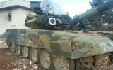Xe tăng T-90 nằm trong tay khủng bố đã bị xe tăng T-72 Syria tiêu diệt