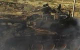 Góc ảnh chân thực nhất về xe tăng T-90 tại Syria khiến người xem xót xa