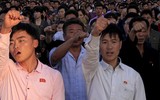 Biển người Triều Tiên phản đối Mỹ tại Bình Nhưỡng