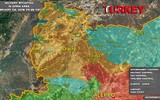 Chiến trường khu vực Afrin tính đên ngày 02.02.2018 theo South Front