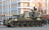 [ẢNH] Chiến sự với đồng minh Mỹ ác liệt, Nga liền viện trợ gấp 'vua chiến trường' 2S3 cho Syria