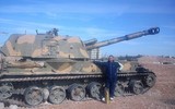 [ẢNH] Nga cao tay khi âm thầm chuyển đạn pháo thông minh cho Syria, phiến quân thân Mỹ bạt vía