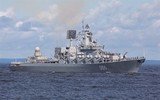 [ẢNH] 25 chiến hạm Nga gầm thét ngoài khơi Syria, tàu chiến Mỹ mang tên lửa Tomahawk lo lắng?