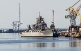[ẢNH] Sức mạnh siêu khủng của tuần dương hạm Nga đang nã tên lửa ngoài khơi Syria