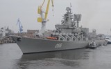 [ẢNH] Sức mạnh siêu khủng của tuần dương hạm Nga đang nã tên lửa ngoài khơi Syria