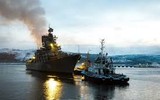 [ẢNH] Sức mạnh siêu khủng của tuần dương hạm Nga đang nã tên lửa ngoài khơi Syria