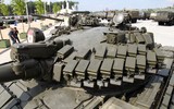 [ẢNH] Tình thế Syria nguy cấp, Nga cấp ngay chiến tăng đặc biệt cho quân đội Tổng thống Assad?