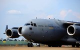 [ẢNH] Máy bay khổng lồ C-17 hạ cánh xuống TP.HCM, bước đột phá của quân đội Việt Nam ra thế giới