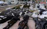 [ẢNH] Khủng bố tiếc nuối khi kho vũ khí lớn chôn giấu ngay trong thủ đô bị Syria thu giữ