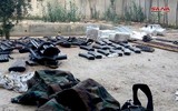 [ẢNH] Khủng bố tiếc nuối khi kho vũ khí lớn chôn giấu ngay trong thủ đô bị Syria thu giữ