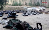 [ẢNH] Khủng bố tiếc nuối khi kho vũ khí lớn chôn giấu ngay trong thủ đô bị Syria thu giữ