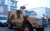 [ẢNH] Xe bọc thép cực hiện đại phương Tây bất ngờ xuất hiện tại Syria, chiến sự sẽ leo thang?