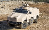 [ẢNH] Xe bọc thép cực hiện đại phương Tây bất ngờ xuất hiện tại Syria, chiến sự sẽ leo thang?