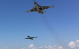 [ẢNH] Tại sao Nga rút hết 'xe tăng bay' Su-25 đang giáng hỏa lực cực mạnh xuống phiến quân Syria về nước?