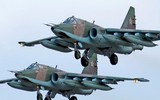 [ẢNH] Tại sao Nga rút hết 'xe tăng bay' Su-25 đang giáng hỏa lực cực mạnh xuống phiến quân Syria về nước?