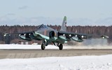 [ẢNH] Tại sao Nga rút hết 'xe tăng bay' Su-25 đang giáng hỏa lực cực mạnh xuống phiến quân Syria về nước?