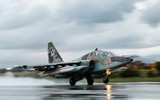 [ẢNH] Tại sao Nga rút hết 'xe tăng bay' Su-25 đang giáng hỏa lực cực mạnh xuống phiến quân Syria về nước?