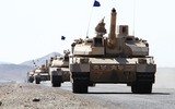 [ẢNH] Siêu tăng đắt gấp ba lần xe tăng T-14 Armata Nga được tung vào chiến trường Trung Đông