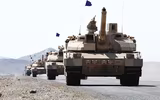 [ẢNH] Siêu tăng đắt gấp ba lần xe tăng T-14 Armata Nga được tung vào chiến trường Trung Đông