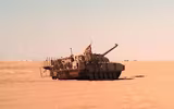 [ẢNH] Siêu tăng đắt gấp ba lần xe tăng T-14 Armata Nga được tung vào chiến trường Trung Đông