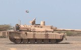 [ẢNH] Siêu tăng đắt gấp ba lần xe tăng T-14 Armata Nga được tung vào chiến trường Trung Đông