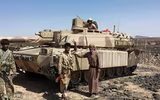 [ẢNH] Siêu tăng đắt gấp ba lần xe tăng T-14 Armata Nga được tung vào chiến trường Trung Đông