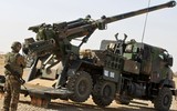 [ẢNH] Pháp âm thầm đưa siêu pháo hạng nặng sang chiến trường Syria chiến đấu